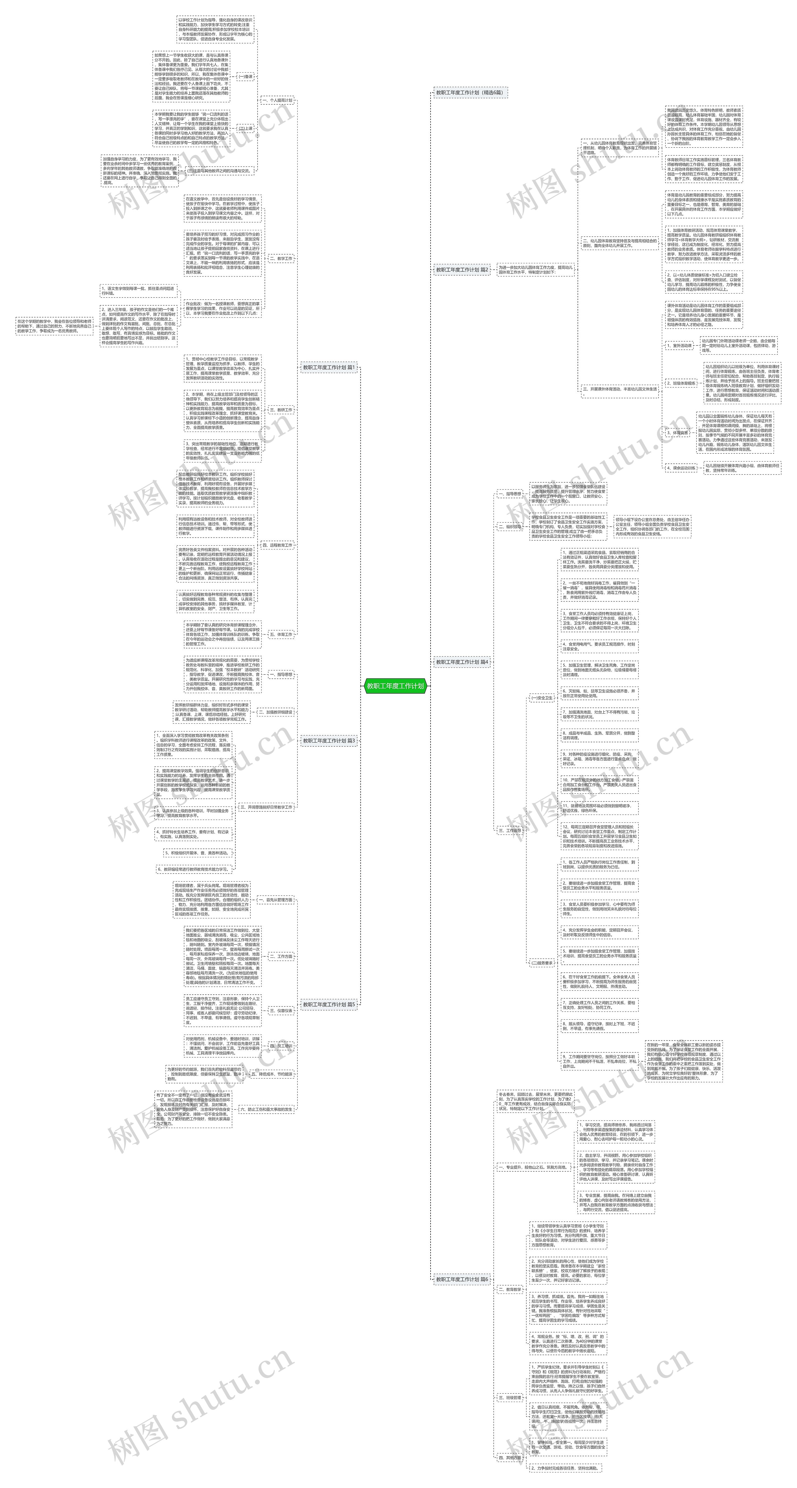 教职工年度工作计划