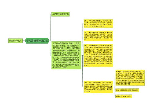 学习雷锋精神倡议书