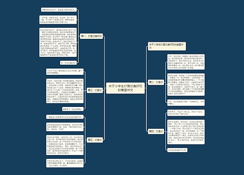 关于小学生打雪仗真好玩的看图作文