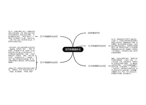 过河的看图作文