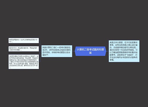 计算机二级考试题库和答案