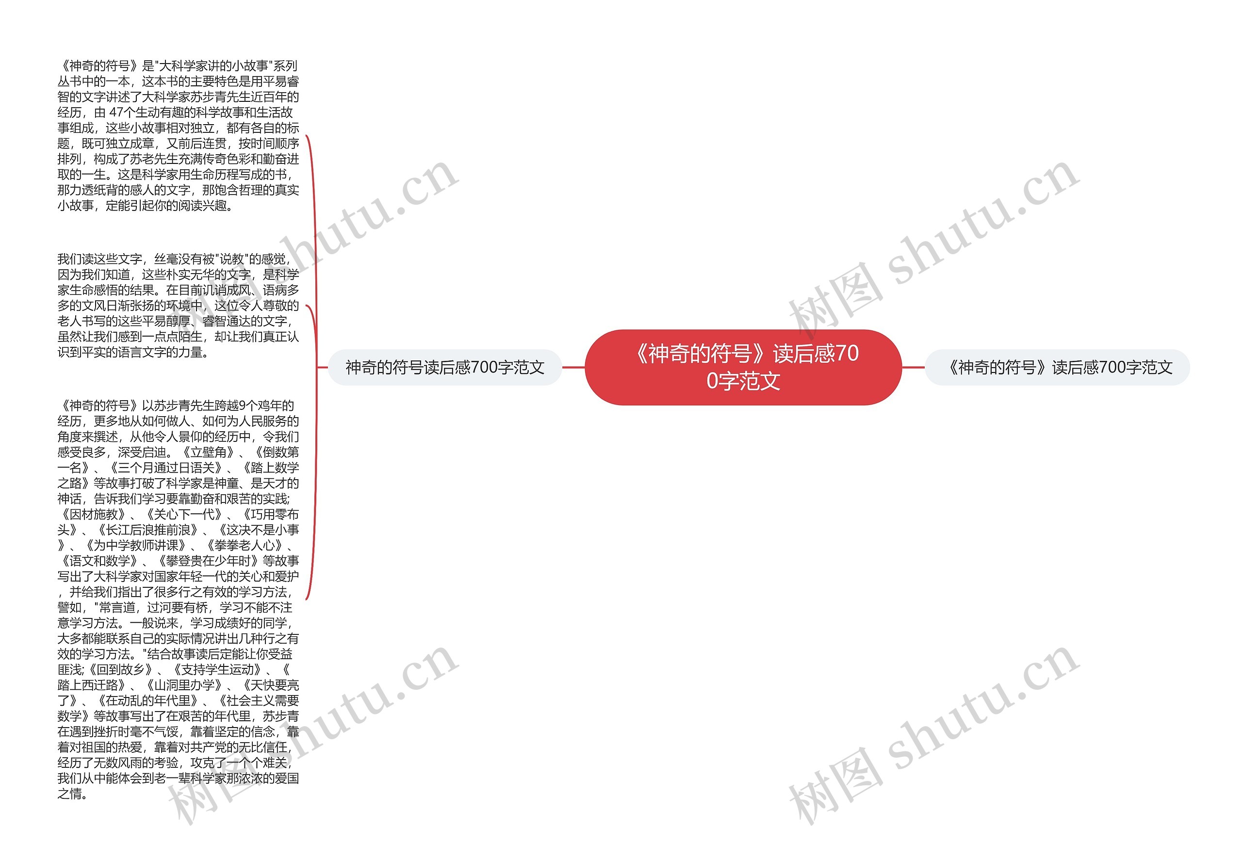 《神奇的符号》读后感700字范文思维导图