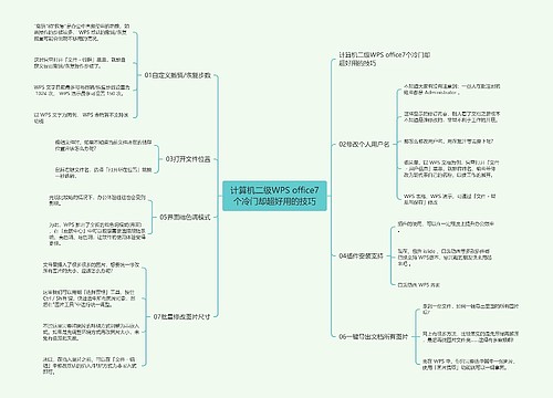 计算机二级WPS office7个冷门却超好用的技巧