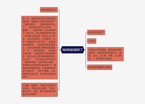 地球妈妈发怒了