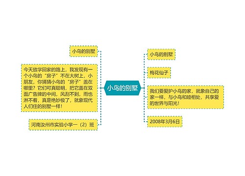 小鸟的别墅