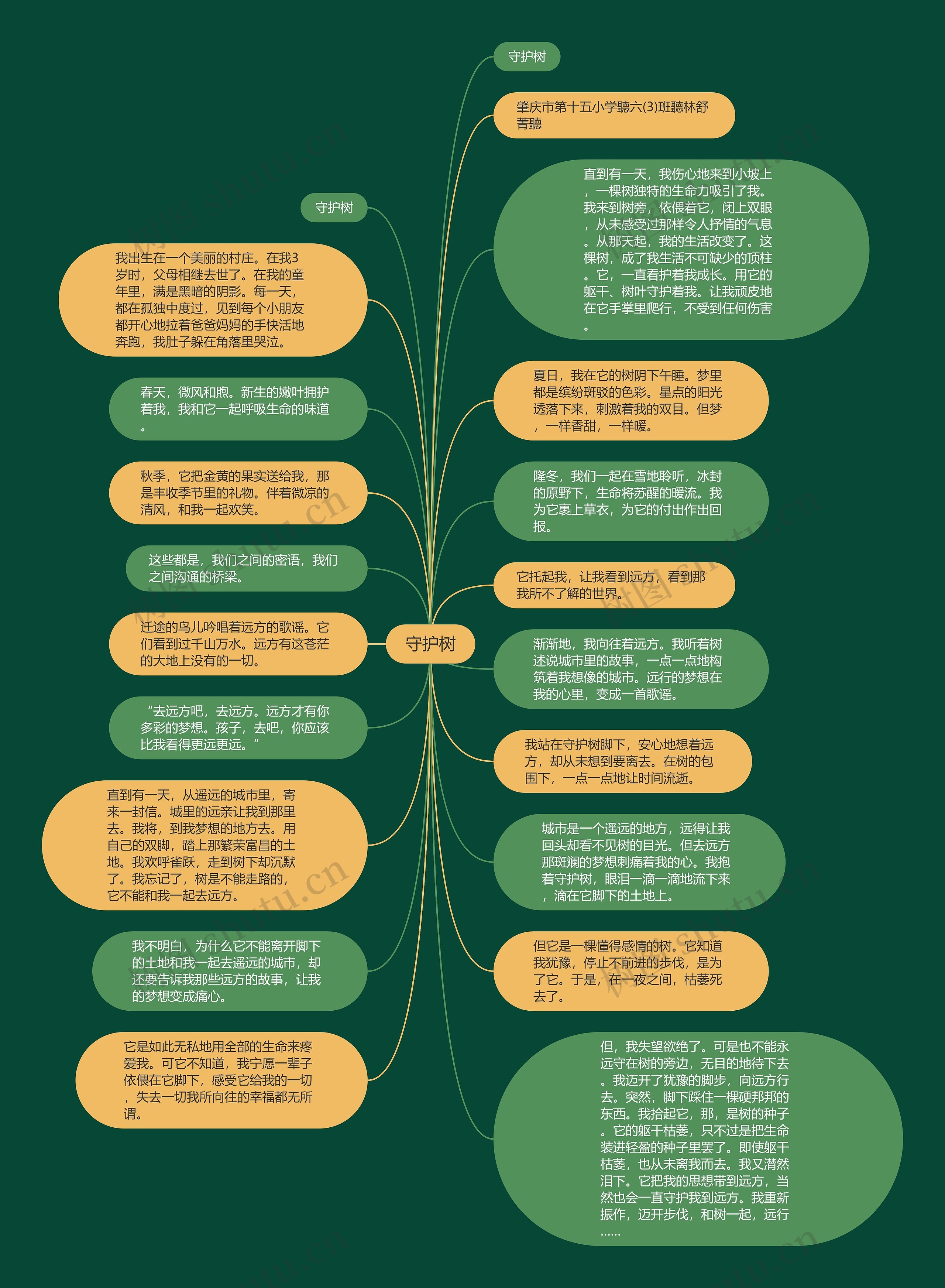 守护树思维导图