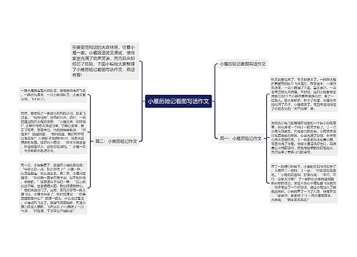 小雁历险记看图写话作文