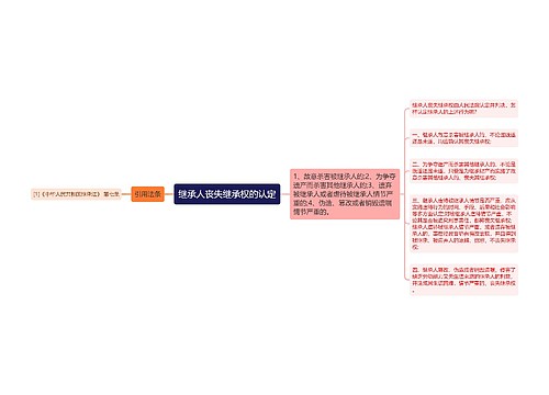 继承人丧失继承权的认定