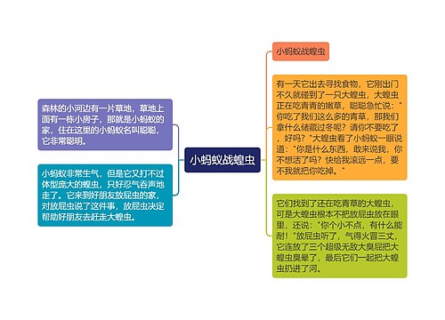 小蚂蚁战蝗虫