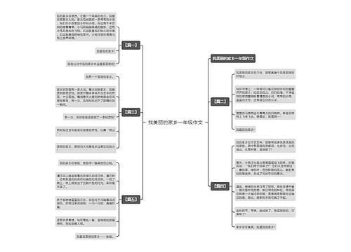 我美丽的家乡一年级作文