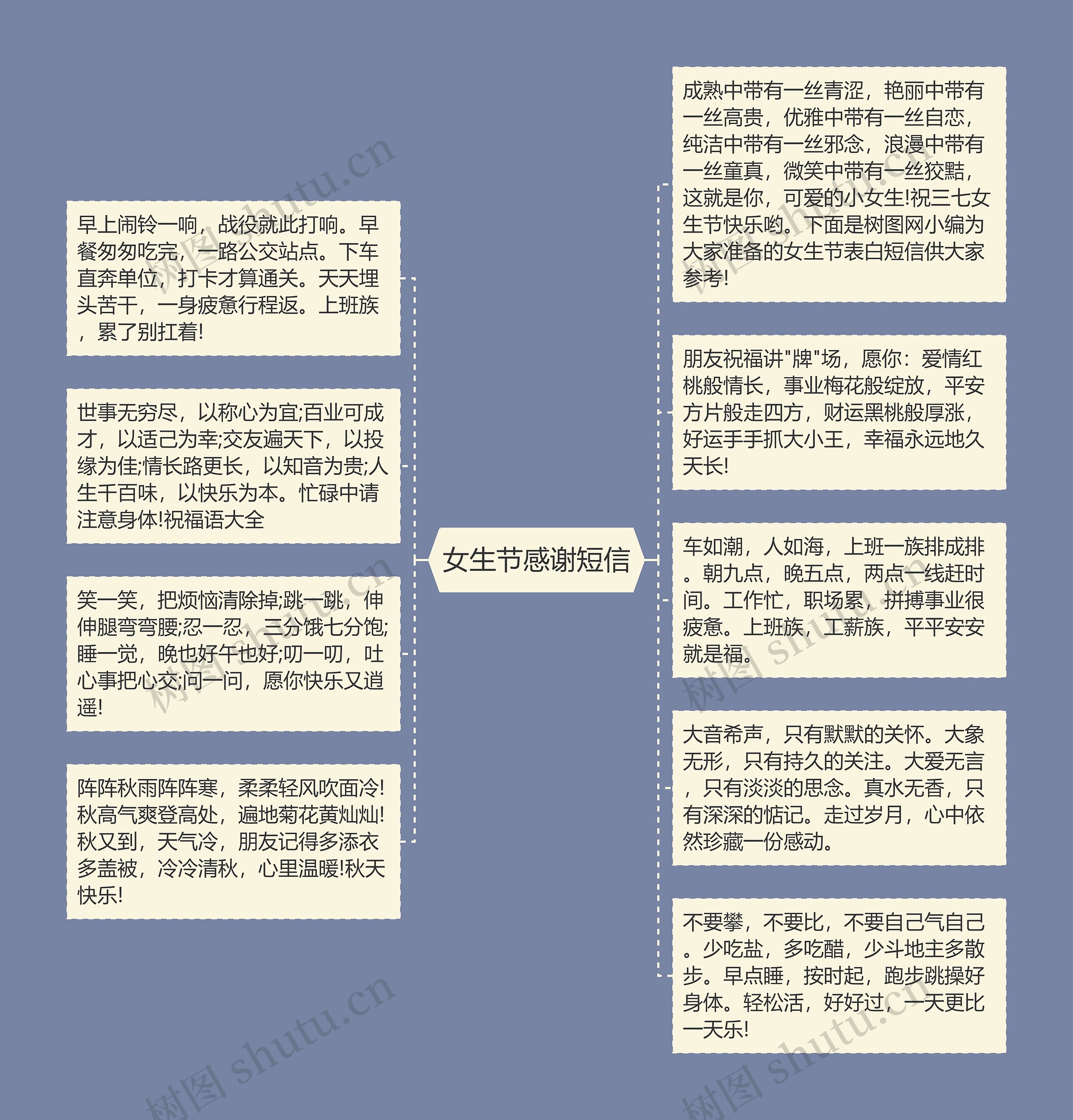 女生节感谢短信