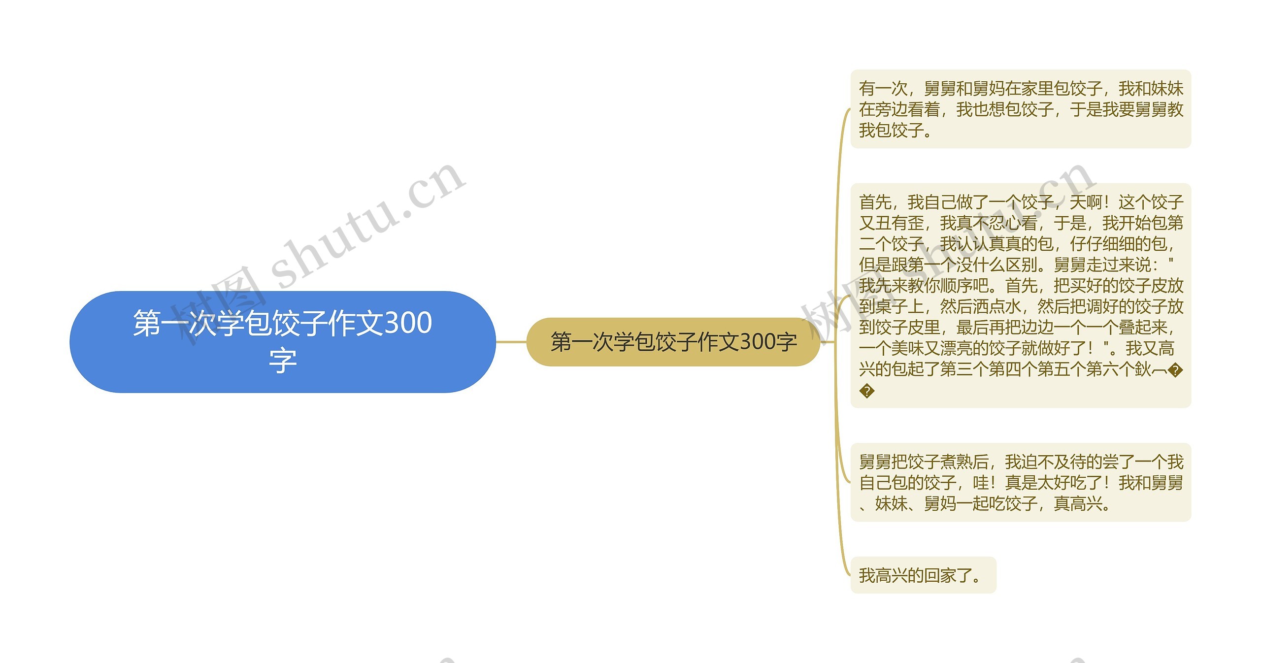 第一次学包饺子作文300字