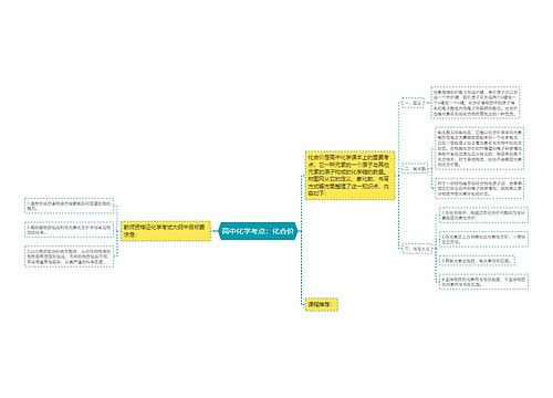 高中化学考点：化合价