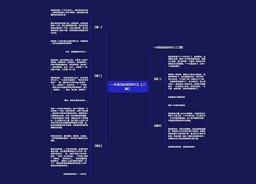 一年级我的奶奶作文【三篇】