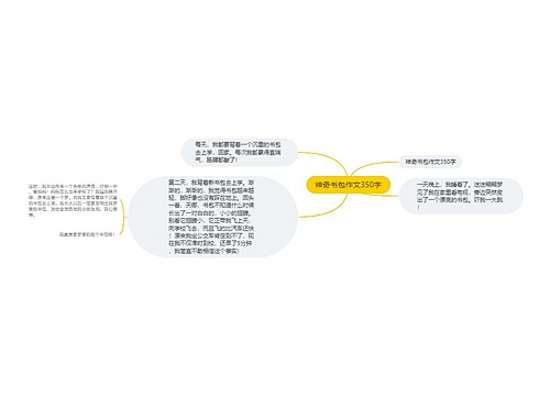 神奇书包作文350字