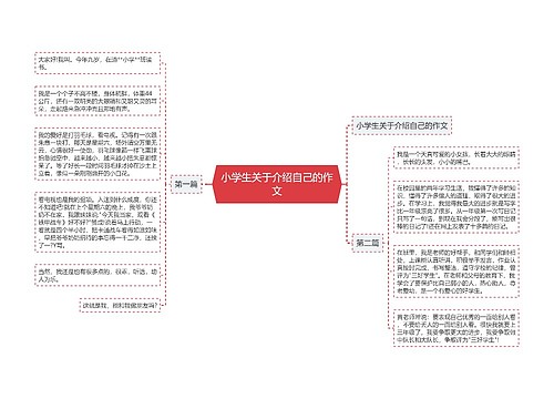 小学生关于介绍自己的作文