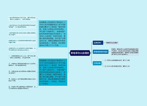 转继承怎么处理的