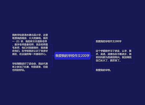 我爱我的学校作文200字 我爱我的学校作文200字