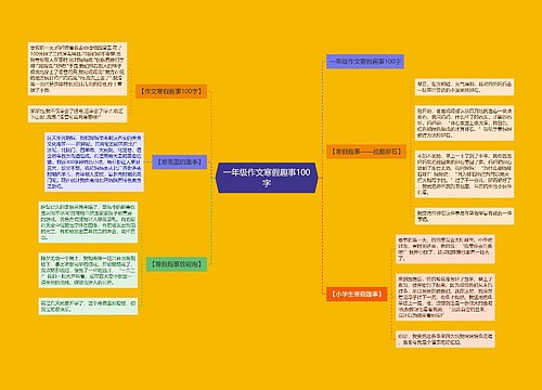 一年级作文寒假趣事100字