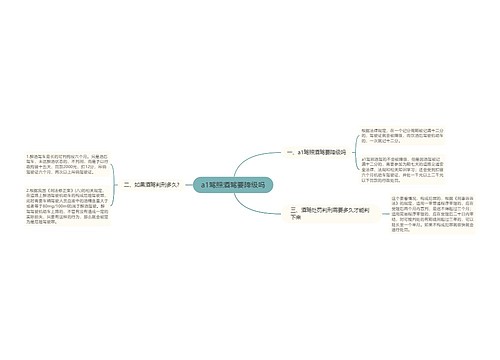 a1驾照酒驾要降级吗