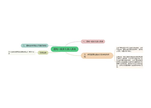 酒驾一般多久录入系统