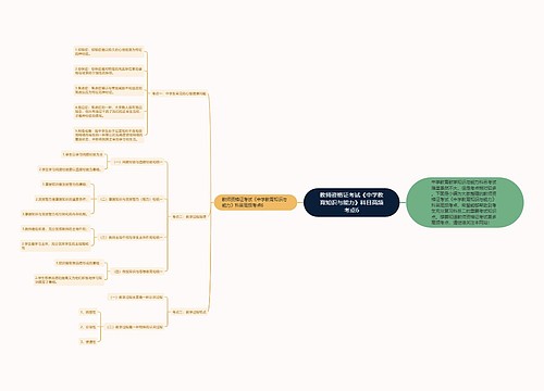 教师资格证考试《中学教育知识与能力》科目高频考点6