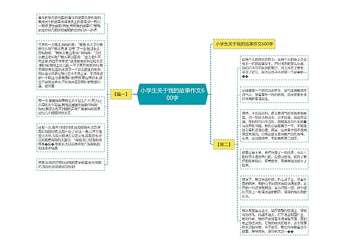 小学生关于我的故事作文600字