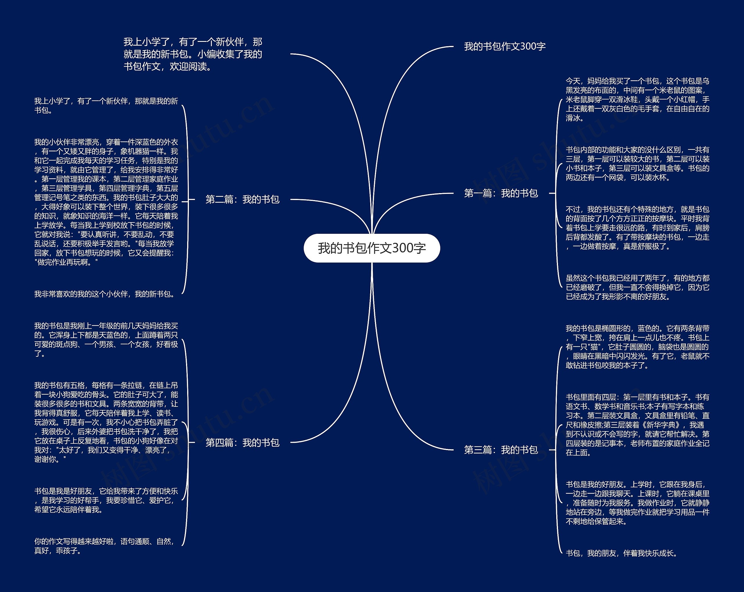 我的书包作文300字