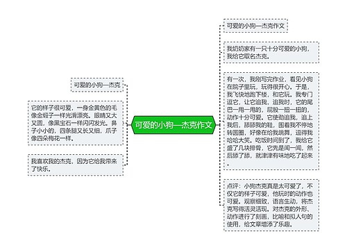 可爱的小狗—杰克作文