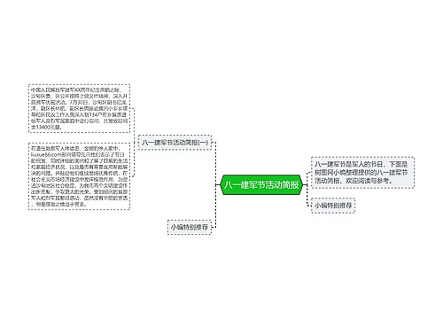 八一建军节活动简报