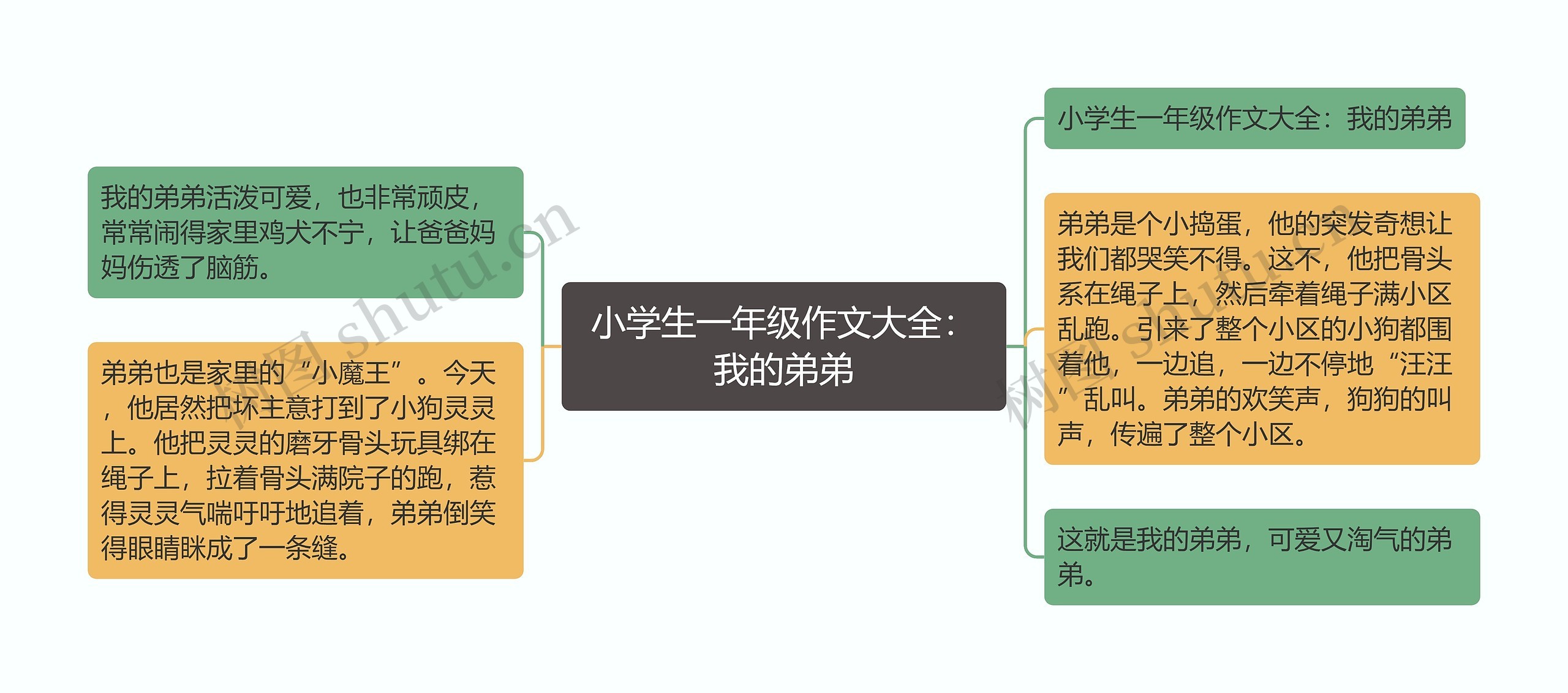 小学生一年级作文大全：我的弟弟