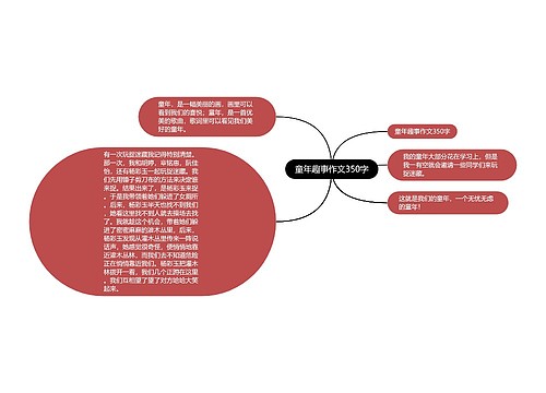 童年趣事作文350字