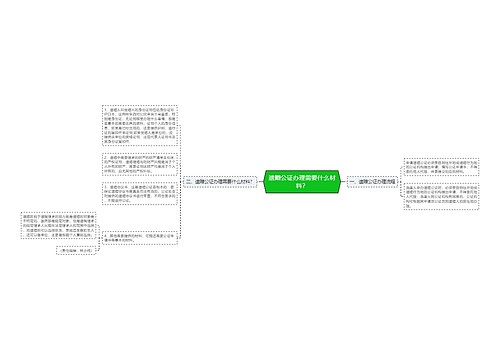 遗赠公证办理需要什么材料？