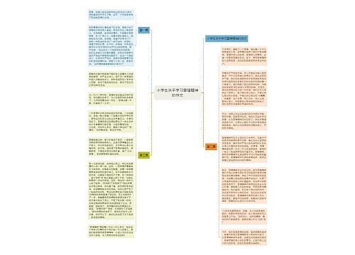 小学生关于学习雷锋精神的作文