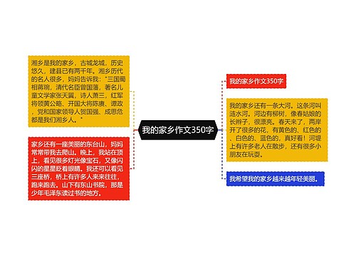 我的家乡作文350字