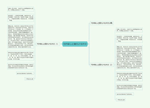 守护甜心之复仇计划作文