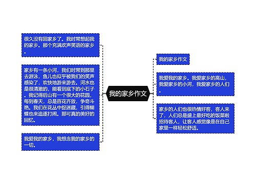 我的家乡作文