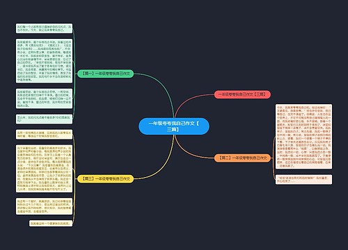 一年级夸夸我自己作文【三篇】