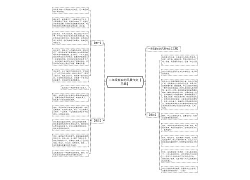 一年级家乡的风景作文【三篇】 一年级家乡的风景作文【三篇】