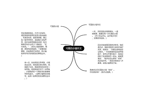 可爱的小猫作文 可爱的小猫作文