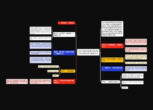 2023年教师资格证考试笔试科目高效学习备考方法