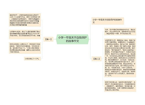 小学一年级关于自我保护的故事作文