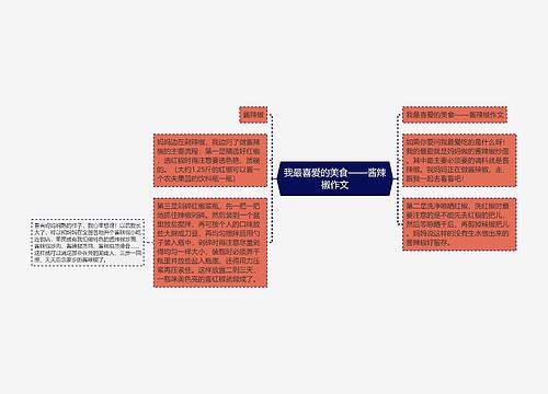 我最喜爱的美食——酱辣椒作文