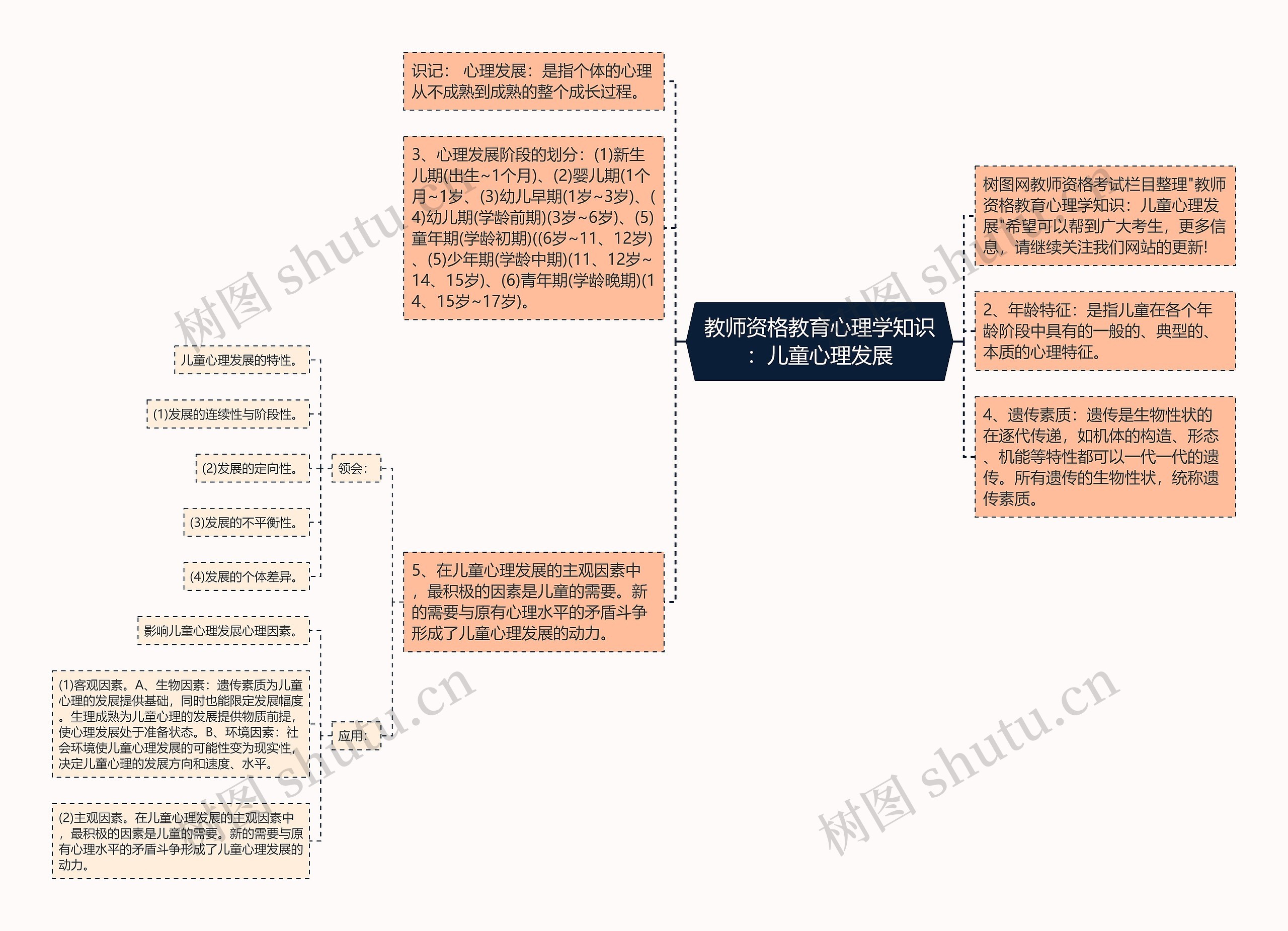 教师资格教育心理学知识：儿童心理发展