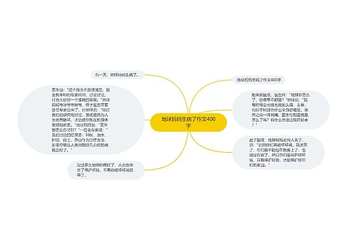 地球妈妈生病了作文400字