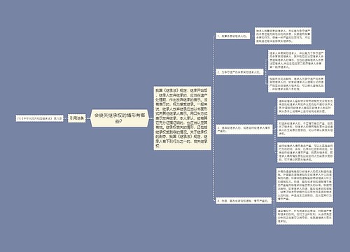 会丧失继承权的情形有哪些？