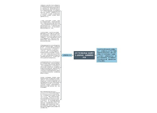 2017年司法考试《法理学》必知考点：法律解释的方法