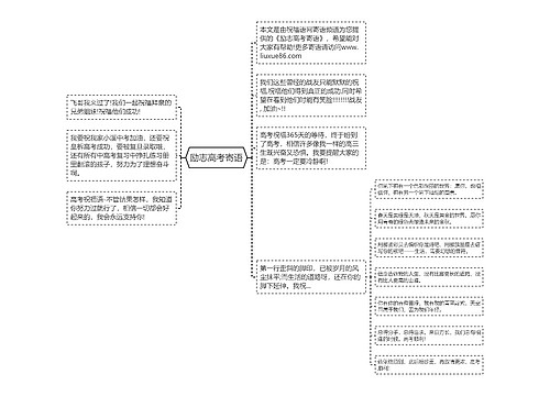 励志高考寄语