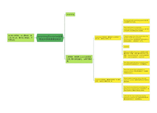surprising及surprise定语用法|中学英语语法知识