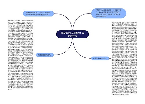 司法考试卷二疑难点：过失的种类